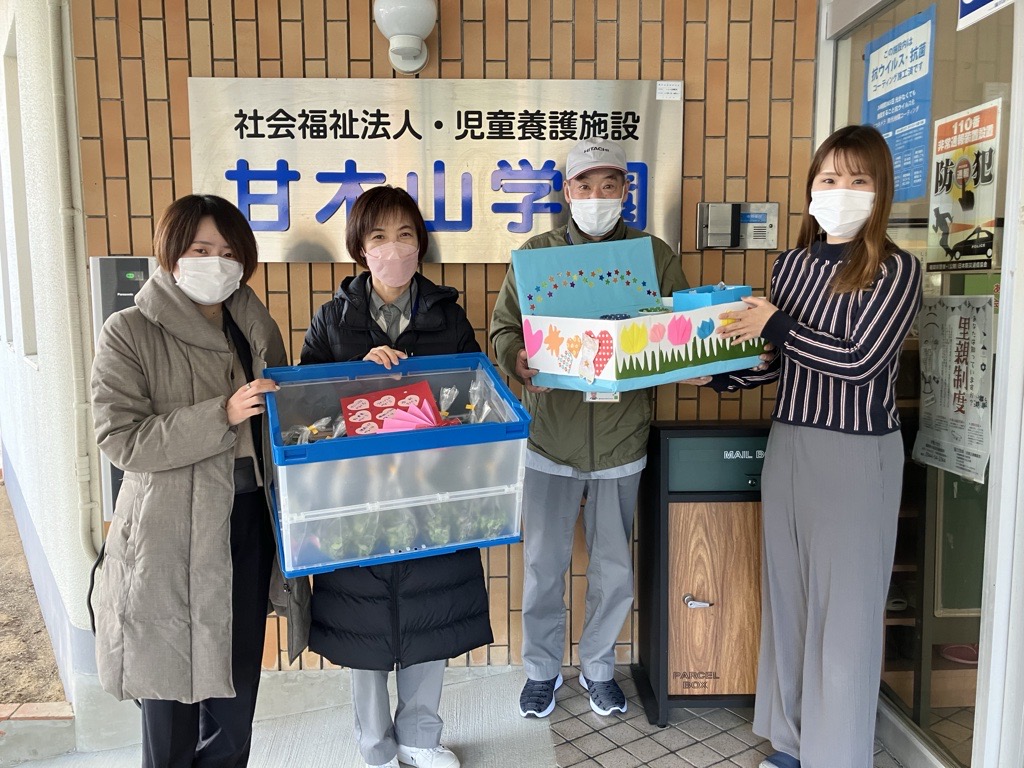 農園野菜の寄付(寄贈)を実施(2025年2月4日)