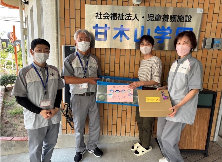 農園野菜の寄付(寄贈)を実施(2025年8月4日)